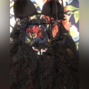 Victoria Secret very sexy black lingerie small